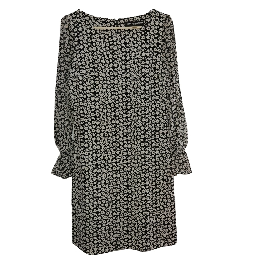 Karl Lagerfeld Paris Floral Shift Dress